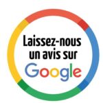 Encouragez avis Google avec cercle coloré.